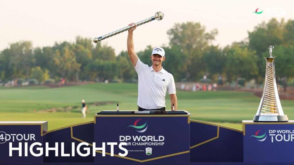 nicolai hojgaard final round winning highlights 2023 dp world tour championship