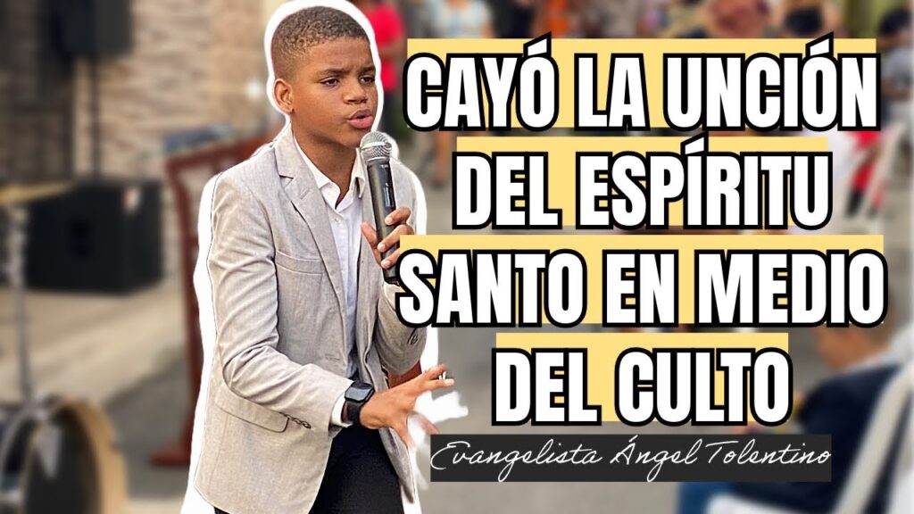 nino de 13 anos predicando evangelista angel tolentino