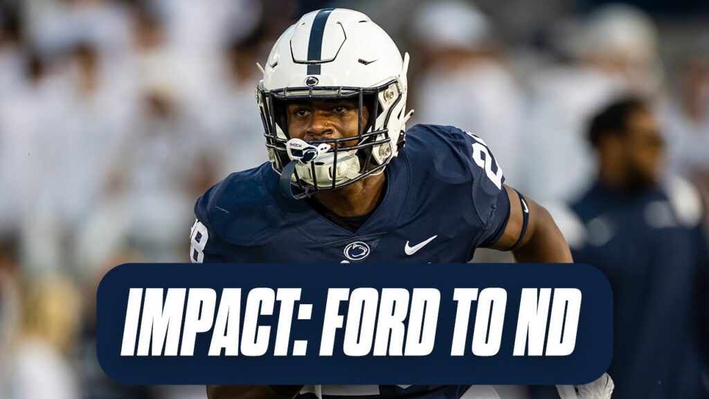 notre dame adds penn state rb transfer devyn ford what does it mean for the irish rb room