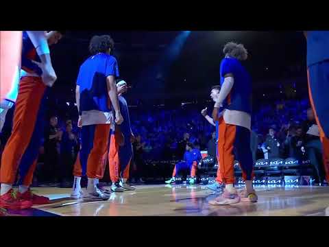 og anunoby introduced as a knick at msg nba on espn