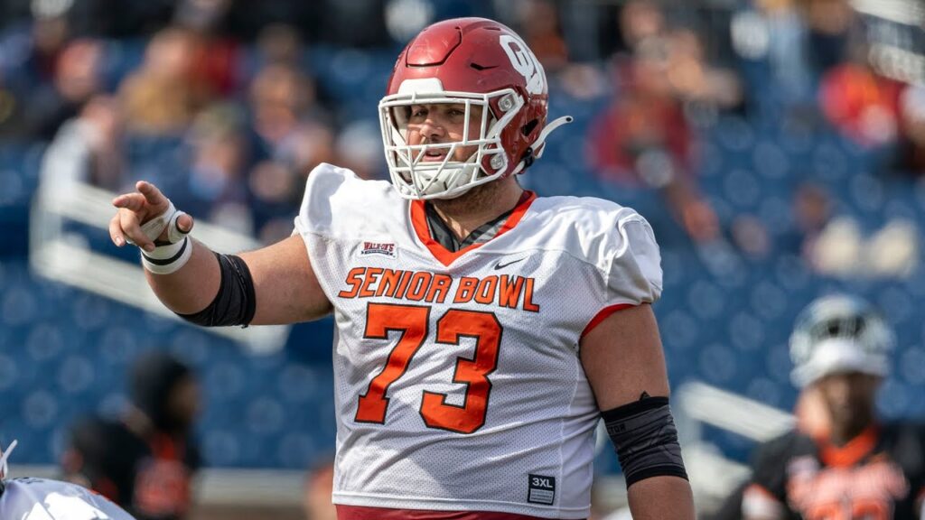 ol andrew raym highlights senior bowl oklahoma sooners