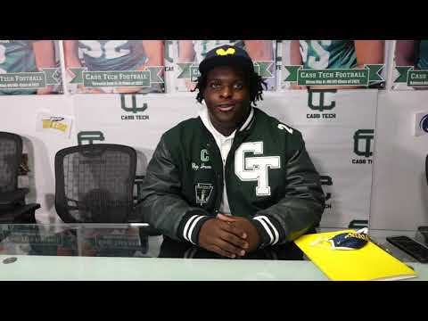 ol raheem anderson talks about his signing to michigan