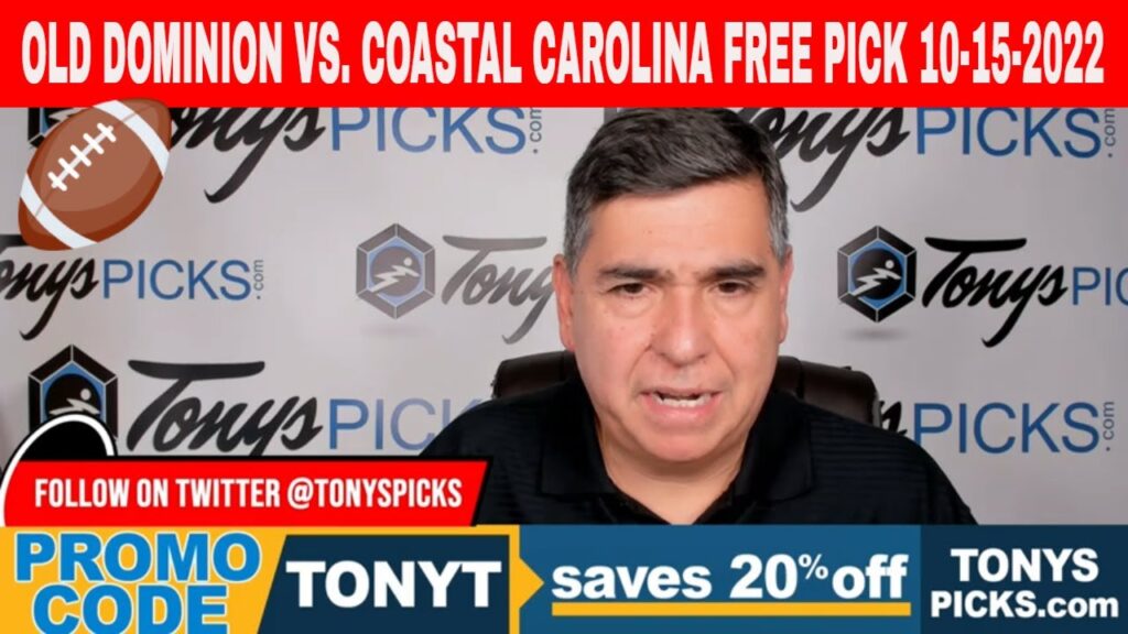 old dominion vs coastal carolina 10 15 2022 week 7 free college football picks on ncaaf betting