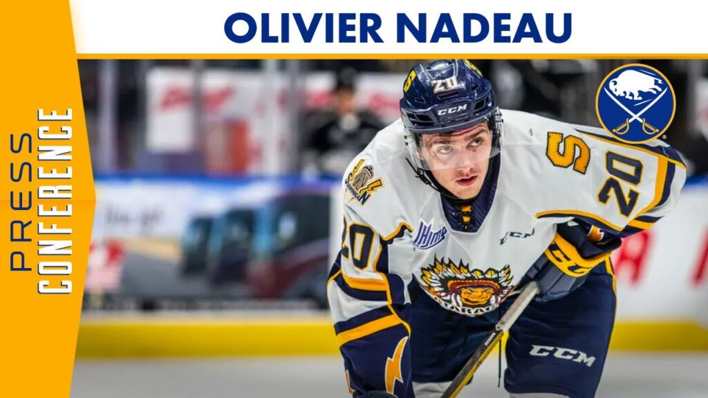 olivier nadeau selected by buffalo sabres in 2021 nhl draft