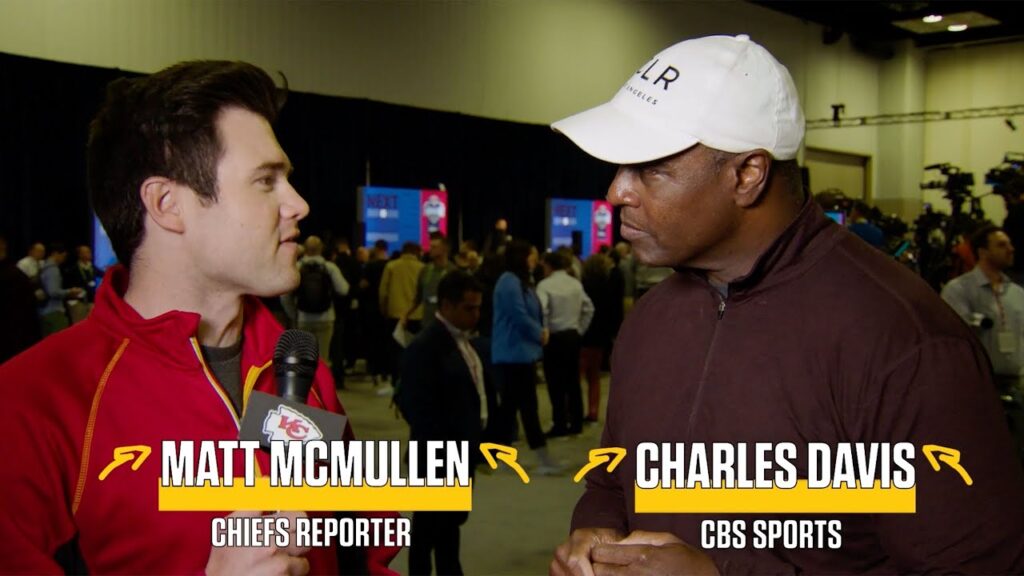 one on one with nfl on cbs charles davis at the 2022 nfl combine