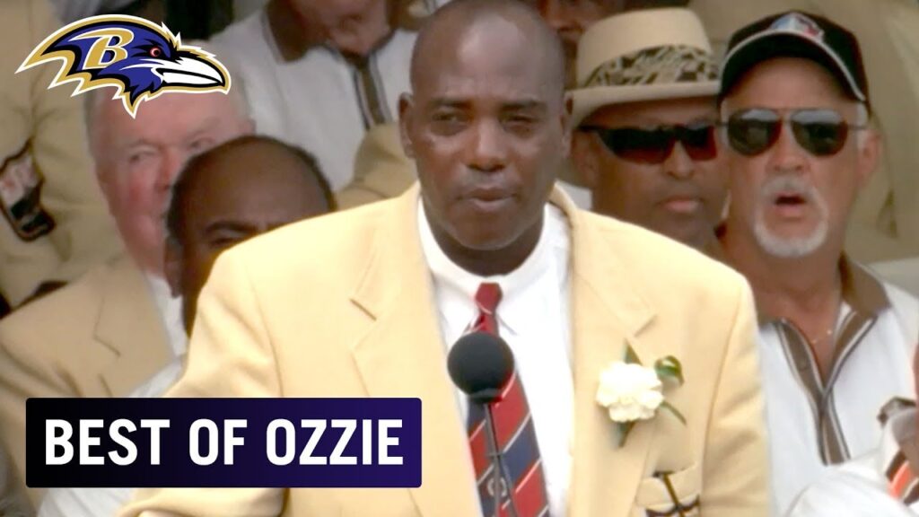 ozzie newsomes full hall of fame speech best of ozzie newsome baltimore ravens