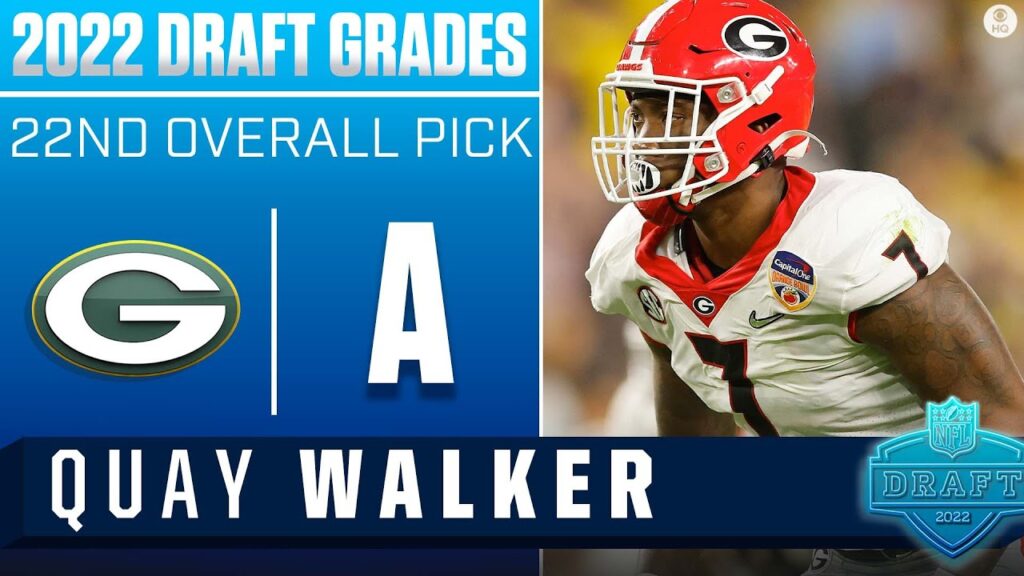 packers take georgia standout lb quay walker with no 22 pick i 2022 nfl draft grades