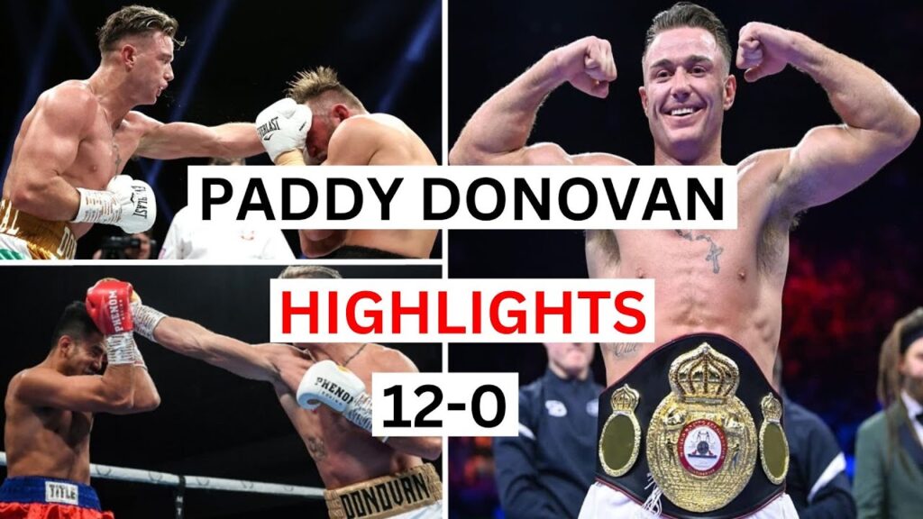 paddy donovan 12 0 highlights knockouts