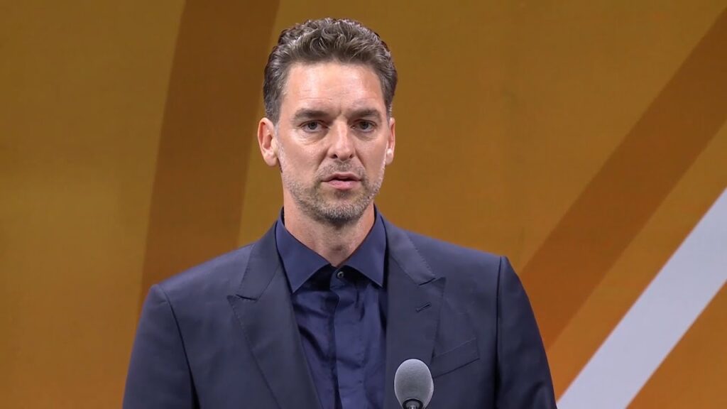 pau gasol talks about kobe full basketball hall of fame enshrinement speech