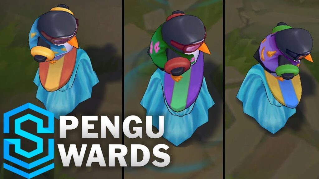 pengu wards surfin wipeout and hang loose