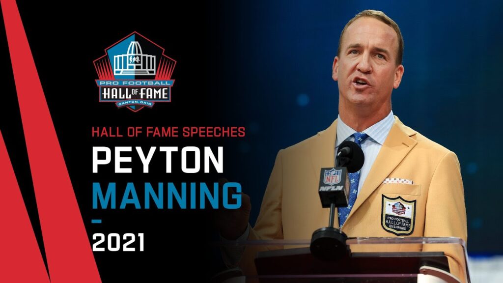 peyton manning full hall of fame speech 2021 pro football hall of fame nfl