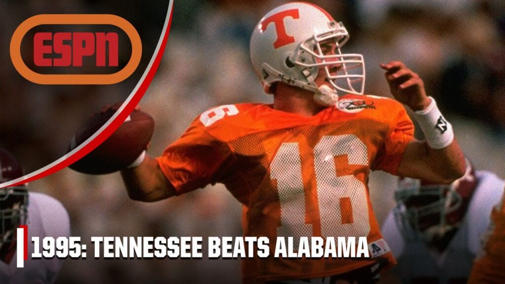 peyton manning the tennessee vols dominate alabama in 1995 f09f8f88 iconic moments