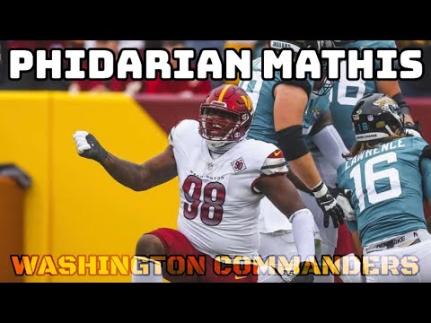 phidarian mathis rookie highlights preseason week 1 get well soon f09f998f washington commanders