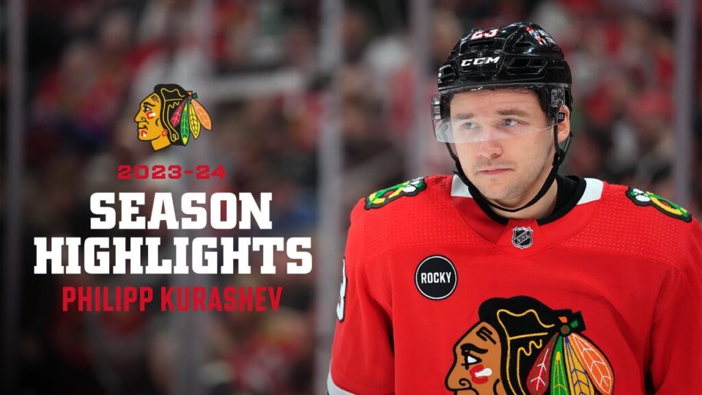 philipp kurashev 2023 24 season highlights chicago blackhawks