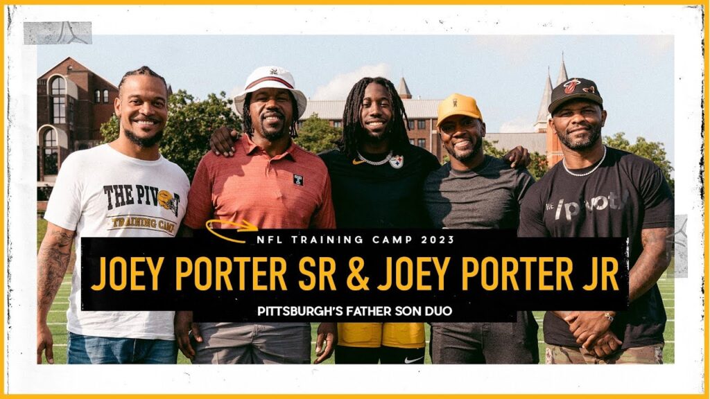 pittsburghs joey porter sr jr steelers legacy george pickens mike tomlin the pivot podcast