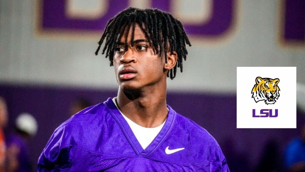 pj woodland 2024 lsu cb commit instinctive and fast film study