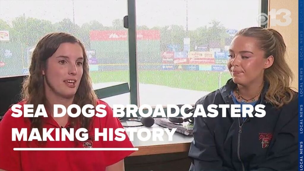 portland broadcast team to become first female duo to call red sox game 1