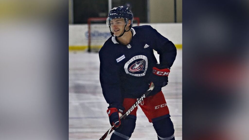 powell native former buckeye carson meyer will make nhl debut for blue jackets