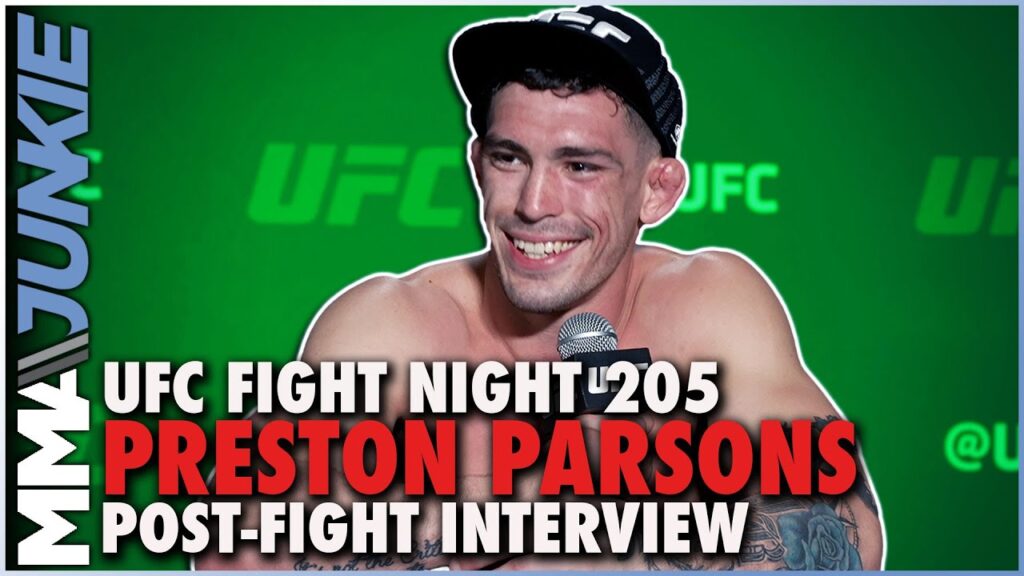 preston parsons living dream come true after first ufc victory ufcvegas52