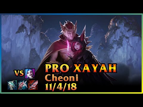 pro xayahaxiz cheoni cheon2 kda 11 4 18 sup kr