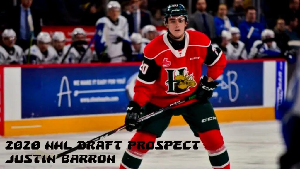 profile for justin barron 2020 nhl draft prospect