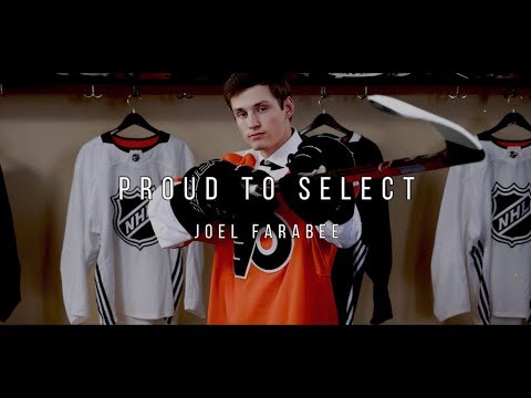 proud to select joel farabee