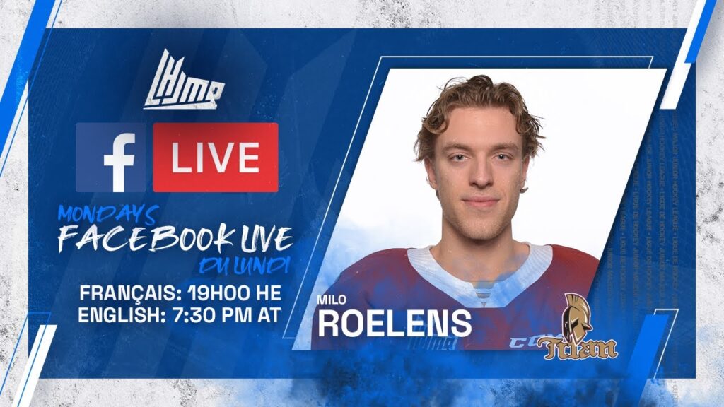 qmjhl facebook live with milo roelens acadie bathurst titan