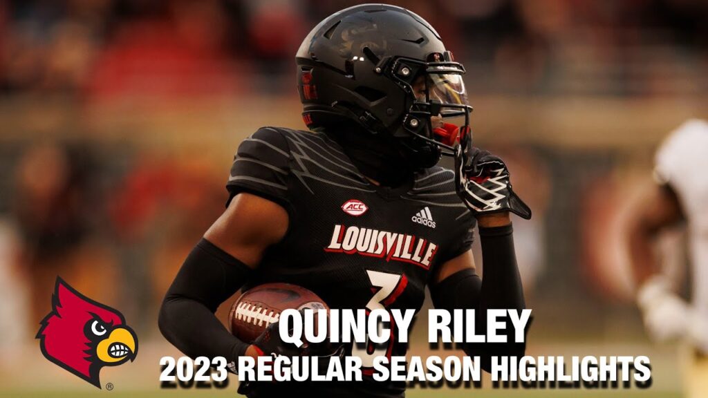 quincy riley 2023 regular season highlights louisville db