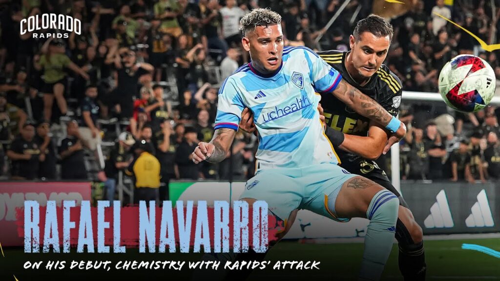 rafael navarro reflects on making his rapids debut and early chemistry with his teammates