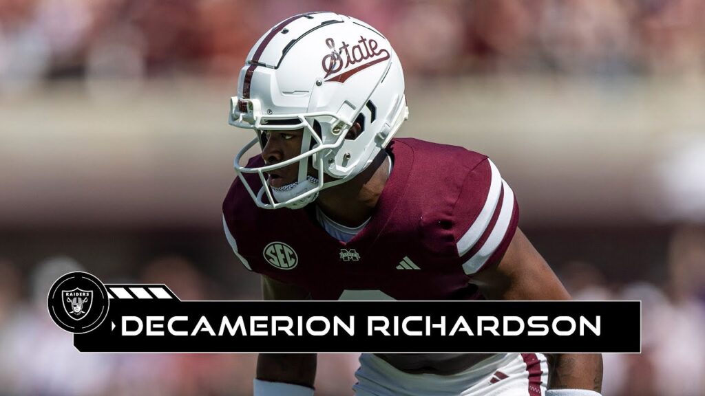 raiders select cb decamerion richardson highlights 2024 nfl draft