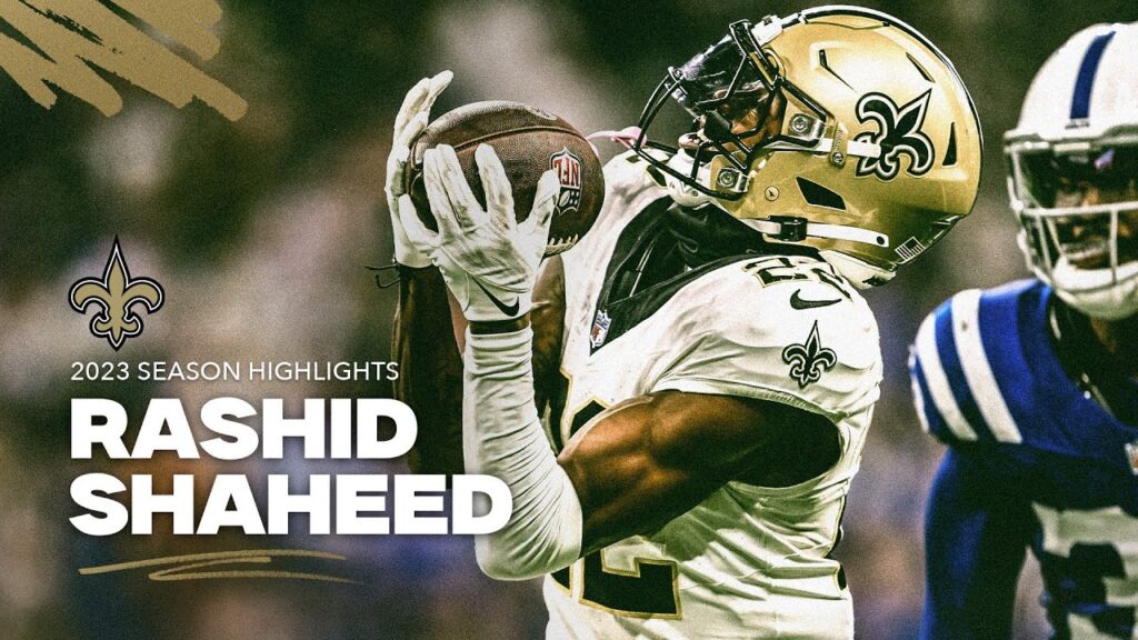 rashid shaheed 2023 nfl season highlights new orleans saints