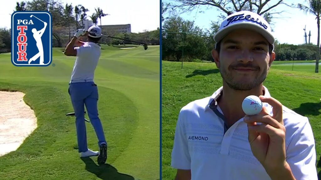 raul peredas incredible 249 yard eagle at mexico open