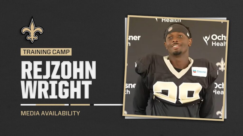 rejzohn wright on preseason opportunities joe woods saints training camp 2024