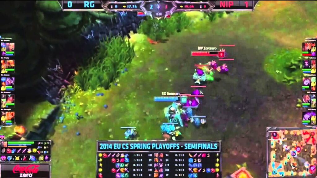 rg beansu amazing reaction time eucs spring playoffs league of legends