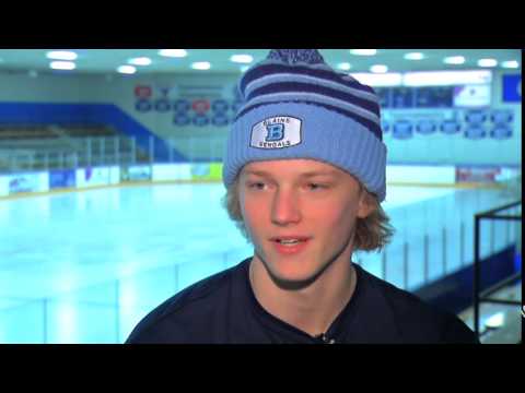 riley tufte doesnt let diabetes keep him from playing hockey