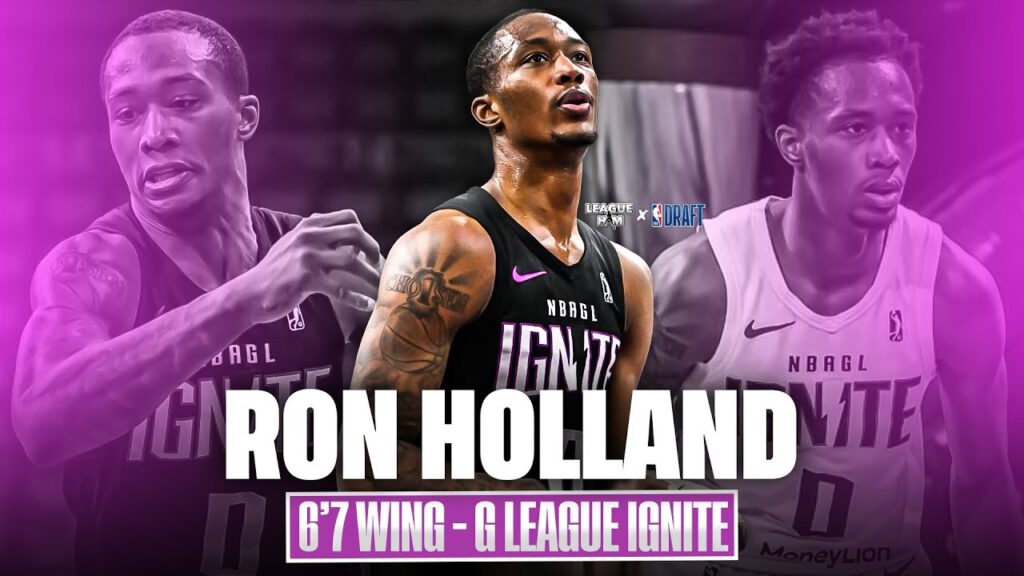 ron holland 2024 nba draft profile explosive two way wing detroit pistons no 5 pick