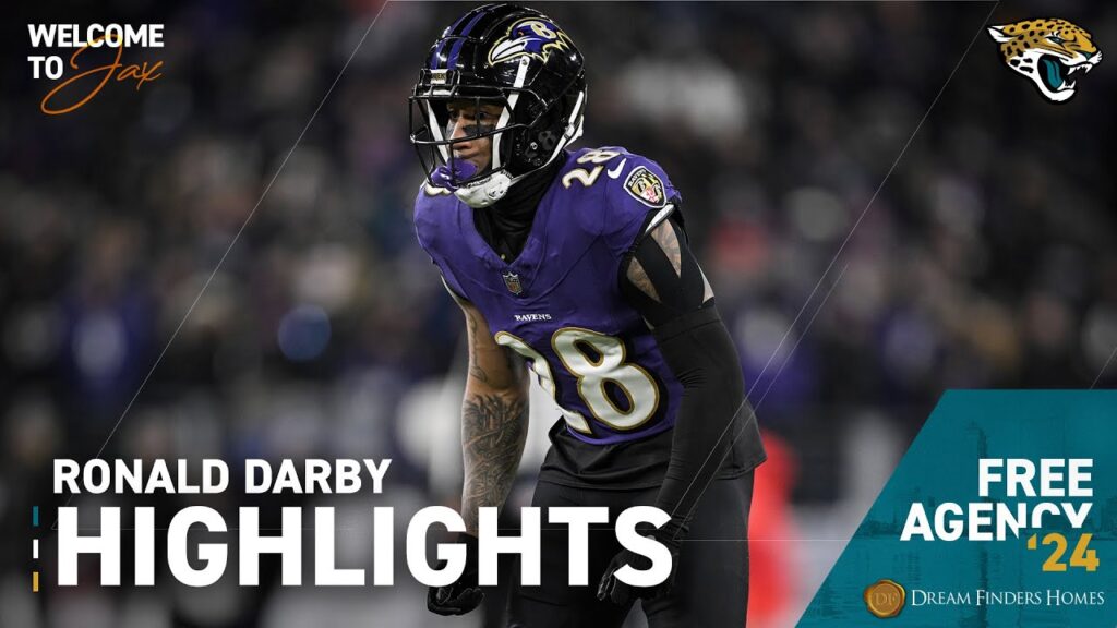 ronald darbys top career highlights jaguars free agency 2024 jacksonville jaguars