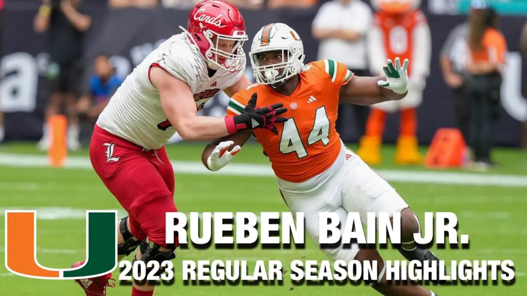 rueben bain jr 2023 regular season highlights miami dl