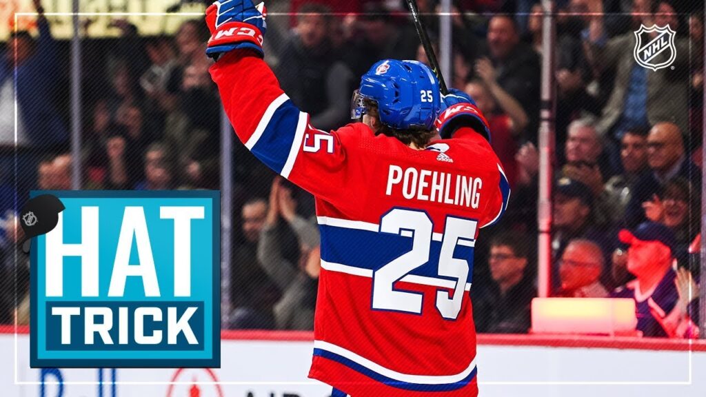 ryan poehling has memorable nhl debut with hat trick shootout winner for canadiens