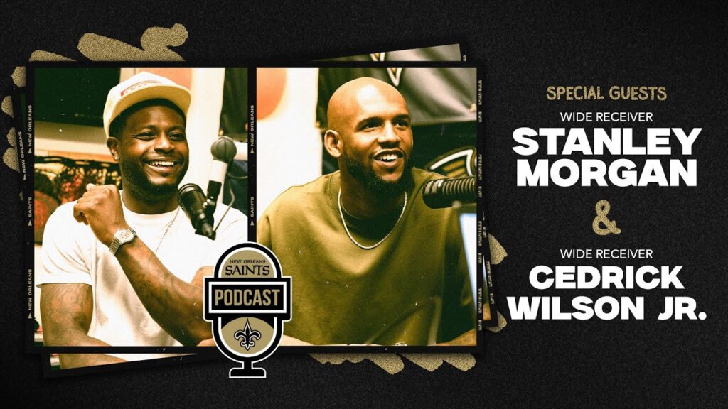 saints free agents stanley morgan cedrick wilson jr new orleans saints podcast 3 19 24