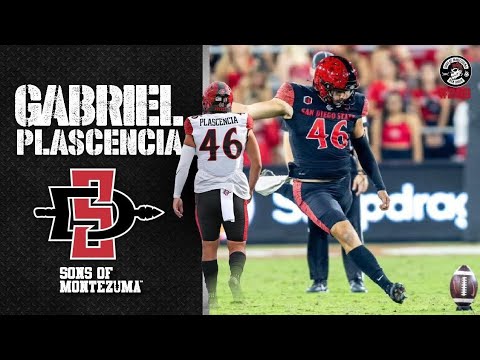 san diego state aztecs kicker gabriel plascencia