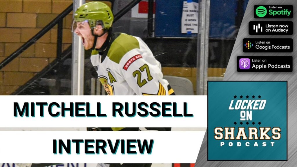 san jose sharks newest prospect mitchell russell on his path to san jose