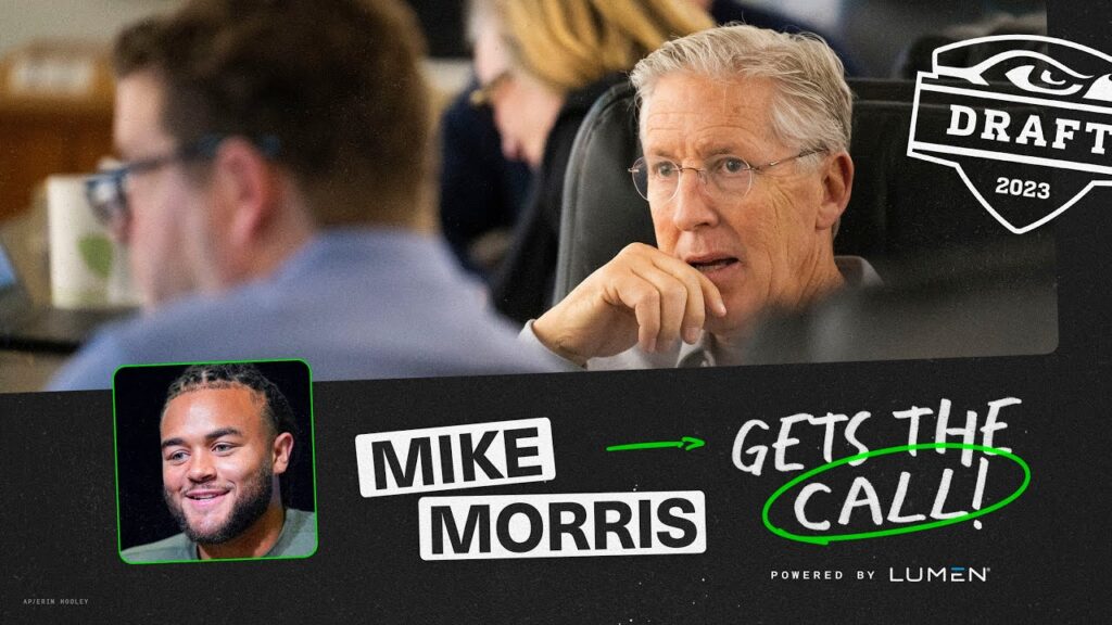 seahawks de mike morris gets the draft call at no 151 overall