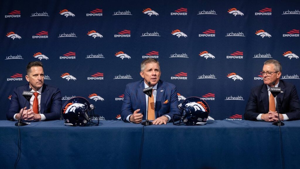 sean payton introduced as 20th head coach in broncos history