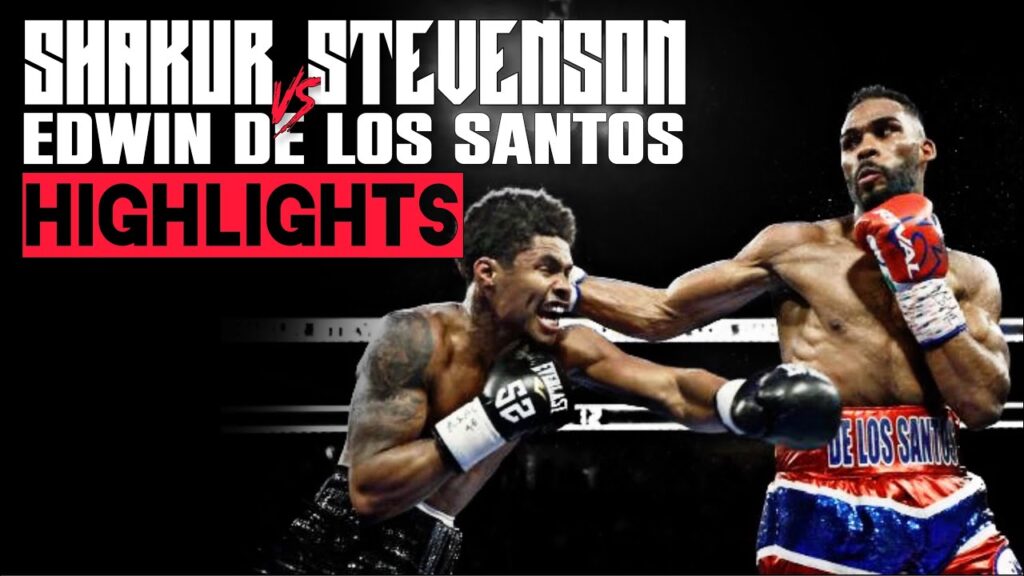 shakur stevenson vs edwin de los santos highlights shakurstevenson edwindelossantos