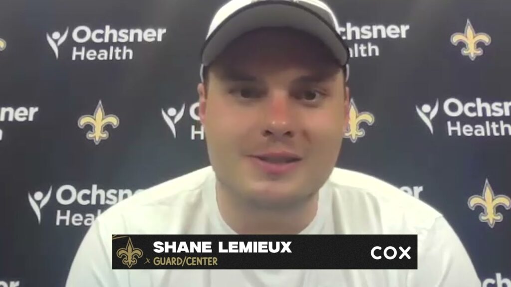 shane lemieuxs first interview with new orleans saints