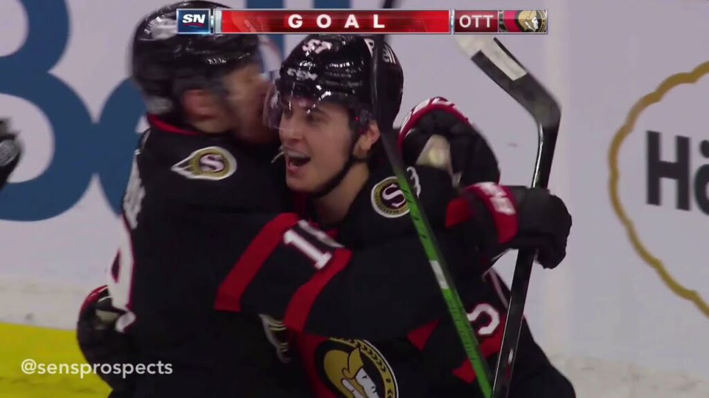 shane pinto 1st nhl goal