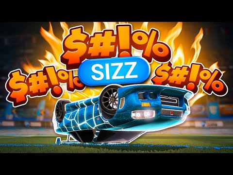 sizz raging at rocket league for 23 minutes straight