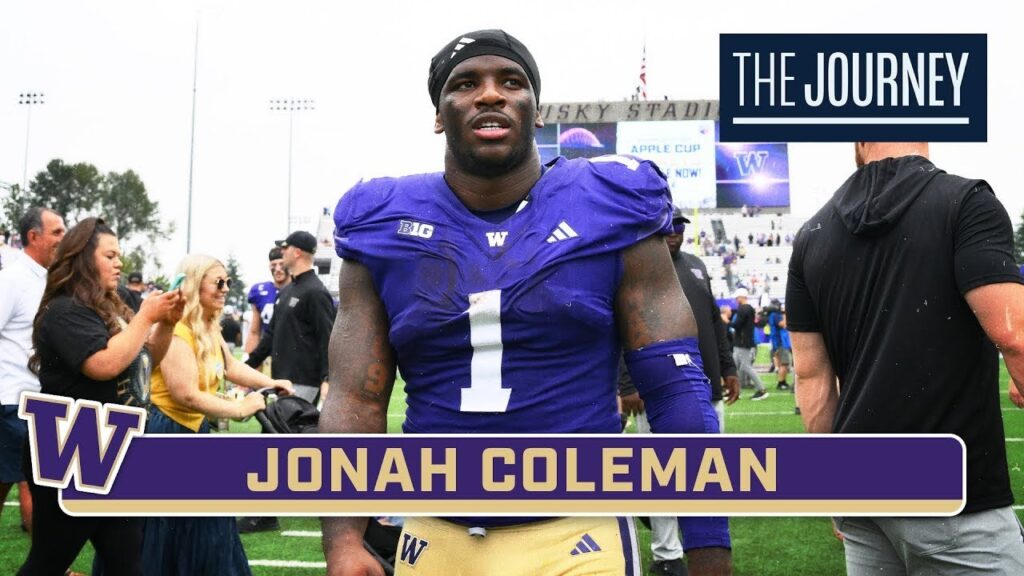 spotlighting jonah coleman washington football the journey