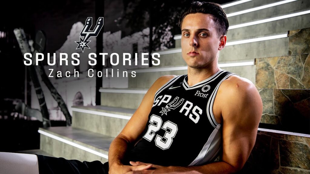 spurs stories zach collins on his journey back to the court and becoming a san antonio spur